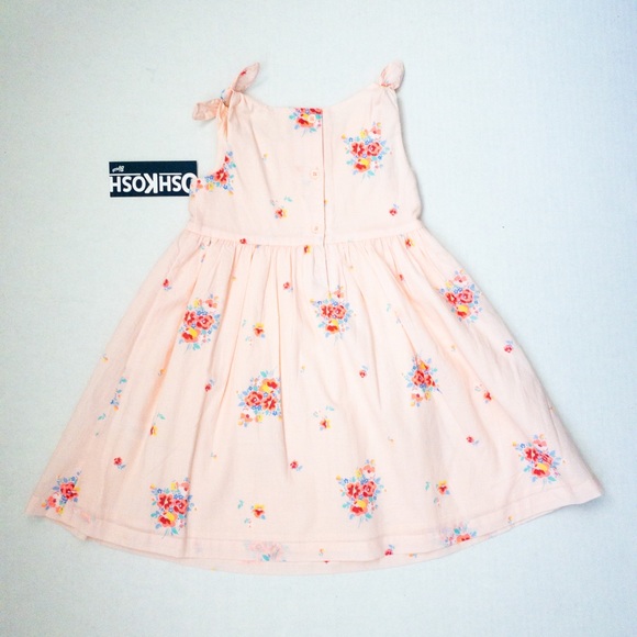 OshKosh B’gosh light pink floral dress (3T) - Picture 10 of 10